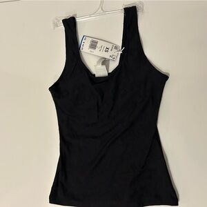 Stylish Black Adidas Logo Tank Top